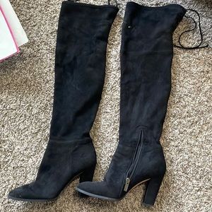 Vince camuto knee high black boots